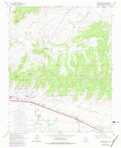 United States Geological Survey Church Rock, NM (1963, 24000-Scale) digital map