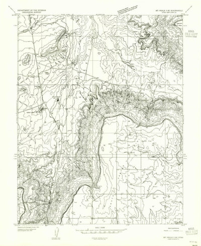 United States Geological Survey Church Rock, UT (1954, 24000-Scale) digital map