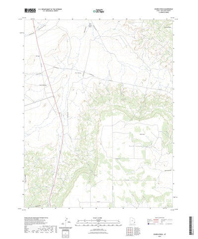 United States Geological Survey Church Rock, UT (2023, 24000-Scale) digital map