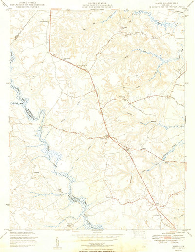United States Geological Survey Church View, VA (1949, 24000-Scale) digital map