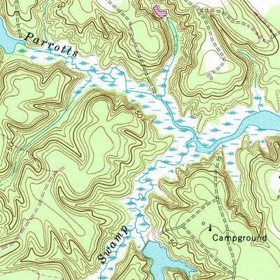 United States Geological Survey Church View, VA (1968, 24000-Scale) digital map