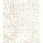 United States Geological Survey Churchill Canyon Well, NV (1987, 24000-Scale) digital map