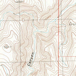 United States Geological Survey Churchill Canyon Well, NV (1987, 24000-Scale) digital map