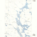 United States Geological Survey Churchill Lake, ME (1954, 62500-Scale) digital map