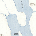 United States Geological Survey Churchill Lake, ME (1954, 62500-Scale) digital map