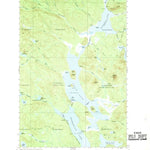 United States Geological Survey Churchill Lake, ME (1962, 62500-Scale) digital map