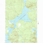 United States Geological Survey Churchill Lake, ME (1989, 24000-Scale) digital map