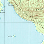 United States Geological Survey Churchill Lake, ME (1989, 24000-Scale) digital map