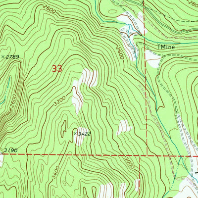 United States Geological Survey Churchill Mountain, WA (1969, 24000-Scale) digital map