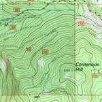 United States Geological Survey Churchill Mountain, WA (1992, 24000-Scale) digital map
