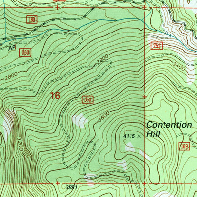 United States Geological Survey Churchill Mountain, WA (1992, 24000-Scale) digital map