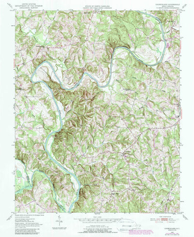 United States Geological Survey Churchland, NC (1950, 24000-Scale) digital map