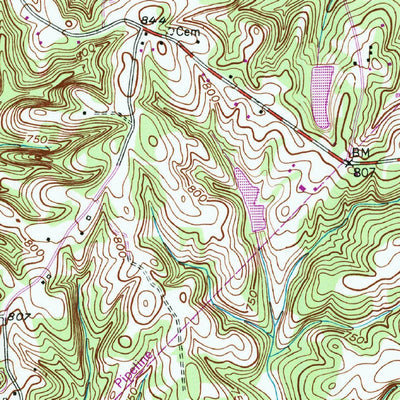 United States Geological Survey Churchland, NC (1950, 24000-Scale) digital map