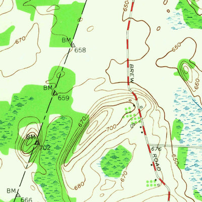 United States Geological Survey Churchville, NY (1950, 24000-Scale) digital map