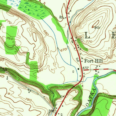 United States Geological Survey Churchville, NY (1950, 24000-Scale) digital map