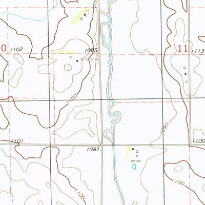 United States Geological Survey Churdan, IA (1985, 24000-Scale) digital map