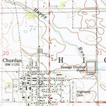 United States Geological Survey Churdan, IA (1985, 24000-Scale) digital map