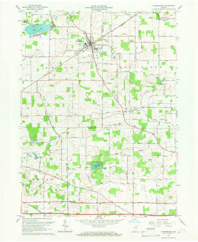 United States Geological Survey Churubusco, IN (1965, 24000-Scale) digital map