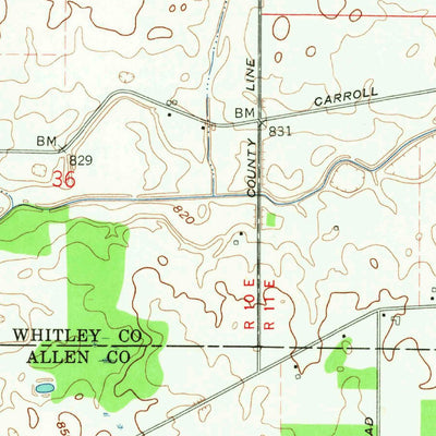 United States Geological Survey Churubusco, IN (1965, 24000-Scale) digital map