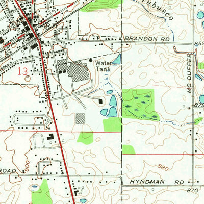 United States Geological Survey Churubusco, IN (1965, 24000-Scale) digital map