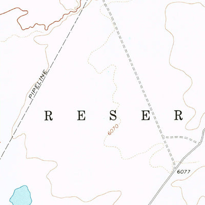 United States Geological Survey Chuska Lake, NM (1970, 24000-Scale) digital map