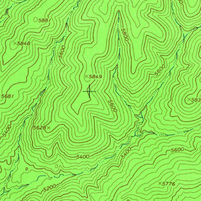 United States Geological Survey Cibecue Peak, AZ (1966, 24000-Scale) digital map