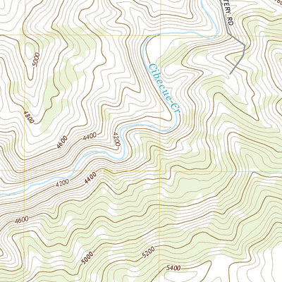 United States Geological Survey Cibecue Peak, AZ (2021, 24000-Scale) digital map