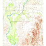 United States Geological Survey Cibola, AZ-CA (1951, 62500-Scale) digital map