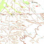 United States Geological Survey Cibola, AZ-CA (1951, 62500-Scale) digital map