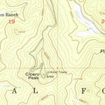 United States Geological Survey Cicero Peak, SD (1955, 24000-Scale) digital map