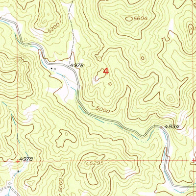 United States Geological Survey Cicero Peak, SD (1955, 24000-Scale) digital map