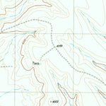 United States Geological Survey Cienega Mountains, TX (1983, 24000-Scale) digital map