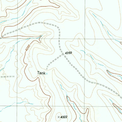 United States Geological Survey Cienega Mountains, TX (1983, 24000-Scale) digital map