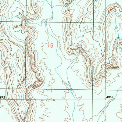 United States Geological Survey Cigarette Spring Cave, UT (1996, 24000-Scale) digital map