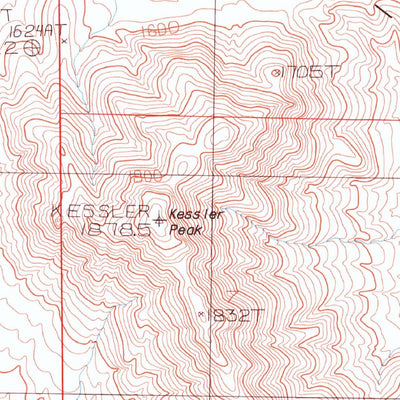 United States Geological Survey Cima Dome, CA (1983, 24000-Scale) digital map