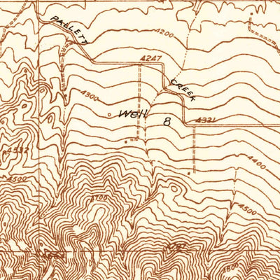 United States Geological Survey Cima Mesa, CA (1934, 24000-Scale) digital map