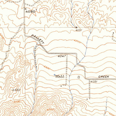 United States Geological Survey Cima Mesa, CA (1938, 24000-Scale) digital map
