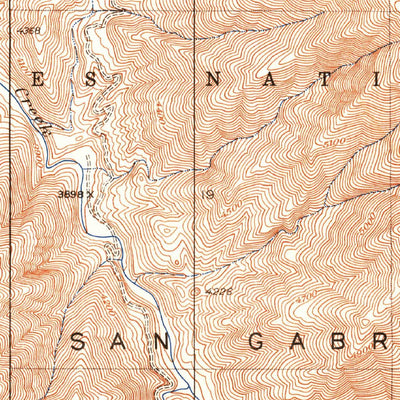 United States Geological Survey Cima Mesa, CA (1938, 24000-Scale) digital map
