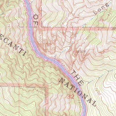 United States Geological Survey Cimarron, CO (1956, 24000-Scale) digital map
