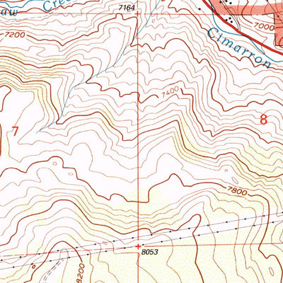 United States Geological Survey Cimarron, CO (2001, 24000-Scale) digital map