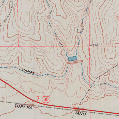 United States Geological Survey Cimarron, KS (1968, 24000-Scale) digital map