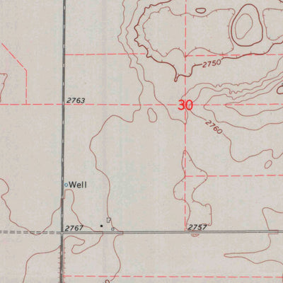 United States Geological Survey Cimarron NW, KS (1968, 24000-Scale) digital map