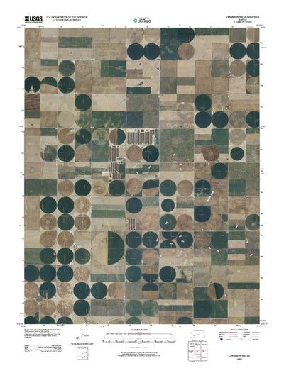 United States Geological Survey Cimarron NW, KS (2009, 24000-Scale) digital map