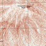 United States Geological Survey Cimarron Peak, AZ (1996, 24000-Scale) digital map