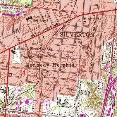 United States Geological Survey Cincinnati East, OH (1961, 24000-Scale) digital map