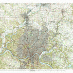 United States Geological Survey Cincinnati, OH-IN-KY (1986, 100000-Scale) digital map