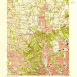United States Geological Survey Cincinnati West, OH (1953, 24000-Scale) digital map