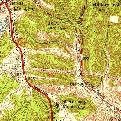 United States Geological Survey Cincinnati West, OH (1953, 24000-Scale) digital map