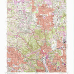 United States Geological Survey Cincinnati West, OH (1961, 24000-Scale) digital map