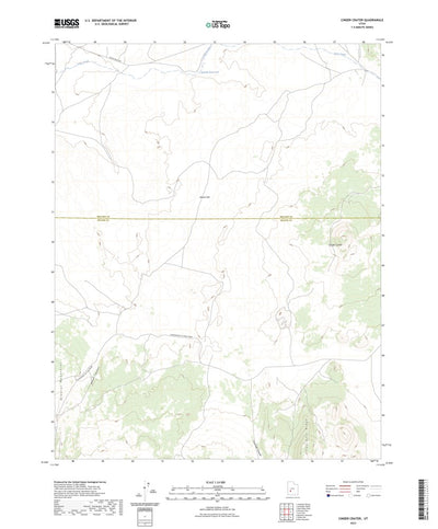 United States Geological Survey Cinder Crater, UT (2023, 24000-Scale) digital map